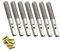Muuoeou 7 StüCke Lyre Harfe Stimm NäGel mit 7 StüCke Nieten Set für Lyre Harfe Klein Harfe Musical Saiten Instrument