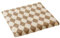 Esszimmer Stuhlkissen, KüChenstuhl Sitzkissen Weiche Schachbrett-Stuhl Rutschfest Quadratisches Jacquard-Kissen Sofa FüR Heim,Arbeitszimmer,BüRo,Esszimmer,Wohnzimmer,Schlafzimmer Light Brown 40*40cm