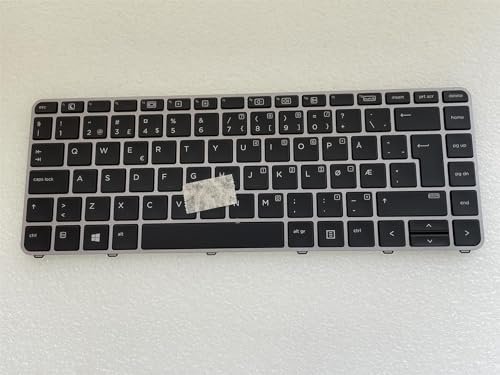 Para teclado HP EliteBook 840 G4 848 745 G3 840r G4 836307-091 Norvegian