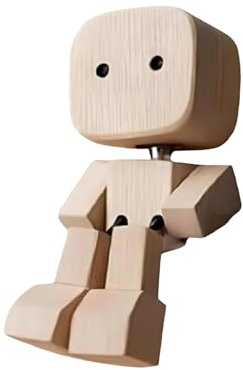 Wackelnder Holzmann, Wackelfigur Auto, Schüttelmann Aus Holz, Armaturenbrett Figur, Charmante Kleine Holzfigur, Schüttelmännchen Schreibtisch Deko Für Wohnmobil Wohnheim Hotel Wohnzimmer Schlafzimmer