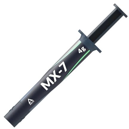 ARCTIC MX-7 (4 g) - Ultimate Performance Thermal Paste for CPUs, Consoles, Graphics Cards, Laptops, Processors, Very High Thermal Conductivity, Long Durability, Non-Conductive, Non-Capacitive