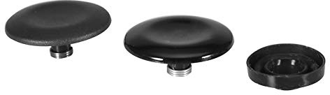 CHICIRIS Car Control Knob Joystick Button Fit for A5 A6 Q5, 3pcs Control Knob Button Fit for A, Made with ABS Plastic for Maximum Durability, for Users, Black Color