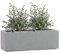 Pflanzwerk® Maceta Fibra de Vidrio Tub Gris 17x50x17cm *Resistente a Las heladas* *Protección UV* *Calidad Europeo*