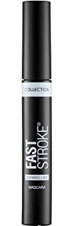 Collection Cosmetics Fast Stroke Defining Lash Mascara, Volumising and Curling, 9ml, Ultra-Black