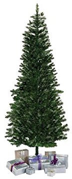 Artificial Evergreen Slim Christmas Tree - 6FT