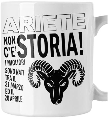 Tazza Compleanno Segni zodiacali Non c'è storia - idea regalo divertente Mug in ceramica 11 Oz