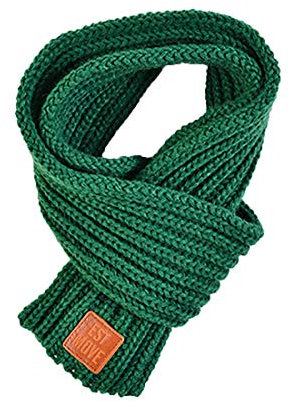 Boomly PAADIYA Baby Kinder Strickschal Wollschal Niedlich Winter warm Schals Halstücher Nackenwärmer Für Jungen Mädchen (Grün)