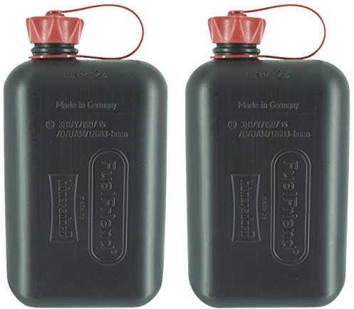 FuelFriend®-BIG max. 2,0 Liter - Klein-Benzinkanister Mini-Reservekanister mit UN-Zulassung - im Doppelpack