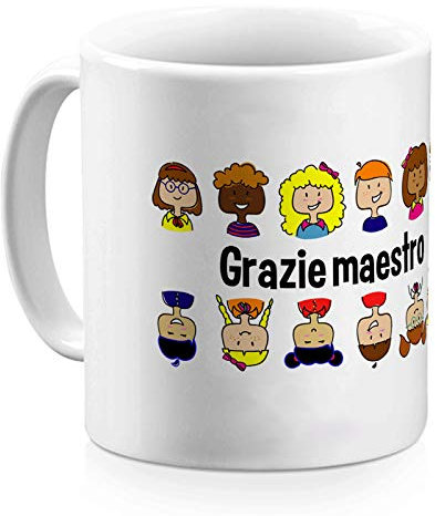Angolo del Regalo Mug Personalizzato Grazie Maestra