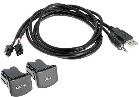 Maxxcount USB + AUX Einbaubuchse kompatibel mit VW Polo ab 2014