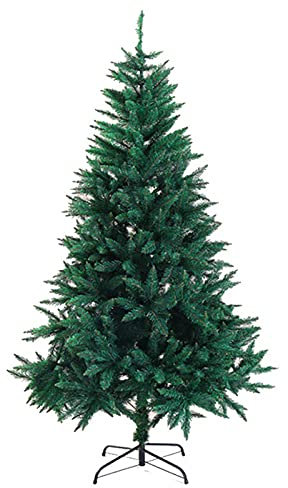 JRPT Sapin de Noël Artificiel Avec Des Forfaits Décoratifs,Arbre Pin Vert en PVC Structure Métallique Réductible,Montage Facile Réaliste/d'or / 1.5m(59.1in)