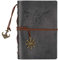 Legend of Zelda Tagebuch, Schreibtagebuch, Reisetagebuch, 7,2 x 5,1 Notizbuch, Writers Notebook, nachfüllbares Tagebuch, Skizzenbuch, Füllfederhalter Safe Dunkelgrau