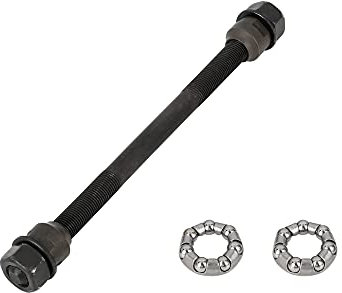 X AUTOHAUX 1 Satz 9,5 mm Fahrrad Hinterachse mit 6 mm Kugellagern für Rennräder