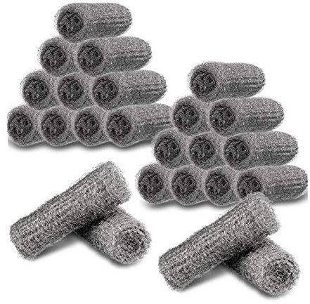 CYH Steel Wire Wool, 24 Pieces 0000 Steel Wool, Cleaning Wire Wool Pads Removal Polishing Steel Wool Tool for Cleaning, Polishing, Home and Kitchen