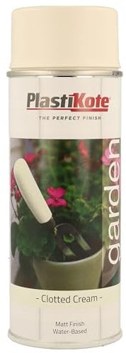 PlastiKote PKT27204 Spray Paint, Clotted Cream, 1 Count (Pack of 1)