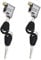 eMagTech Lot de 2 cylindres de verrouillage de sécurité antivol pour moto, vélo, scooter, vélo électrique avec 4 clés, étanche, poids léger