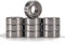 XiKe 10 Stück MR74ZZ Mini Kugellager 4x7x2.5mm｜Chromstahl｜Vorgeschmiert｜Doppelte Metalldichtung, MR74-2Z Rillenkugellager mit Abdeckungen