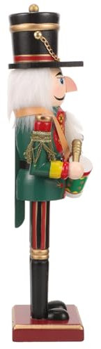 Amosfun Soldier Nutcracker Calendar Nutcracker Countdown Calendar Christmas Wooden Nutcracker Advent Calendar Desktop Wood Nutcracker Ornament Soldier Nutcracker Calendar Xmas Table Decor