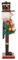 Amosfun Soldier Nutcracker Calendar Nutcracker Countdown Calendar Christmas Wooden Nutcracker Advent Calendar Desktop Wood Nutcracker Ornament Soldier Nutcracker Calendar Xmas Table Decor