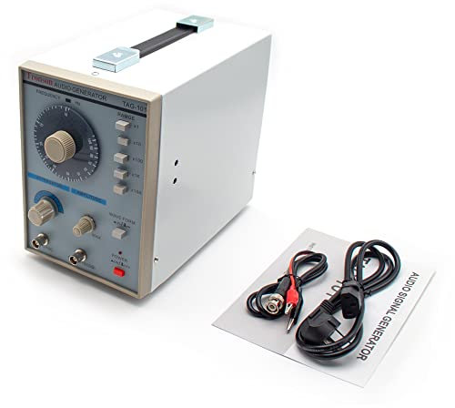 LeTkingok AC 100-240V TAG-101 Generador De Señal De Audio De Baja Frecuencia Fuente De Señal 10Hz-1MHz