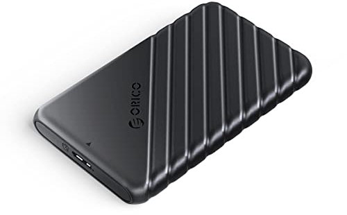 ORICO 2.5 Inch SATA to USB 3.0 External Hard Drive Enclosure for 2.5'' SATA III HDD and SSD with UASP Compatible for Windows Mac OS, Tool Free, Black, usb3.0 - bk