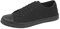 MBN Mens Canvas Lace Up Casual Espadrilles Gym Trainers Plimsolls Pumps Shoes Size All Black 10
