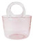 Fofetbfo Glas-Taschenvase für Blumen, Glasvase mit Elegantem Taschen-Design, Glasvasen, Fischschale, Klare Glasvase mit Griffen in Taschenform für Tischdekorationen bei Hochzeiten(#3)