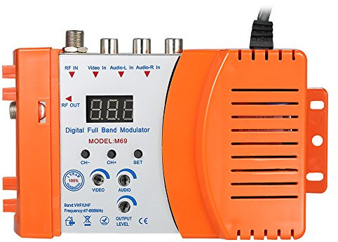 Irfora Modulo HF compatto convertitore audio video TV RHF UHF amplificatore di segnale AC230V