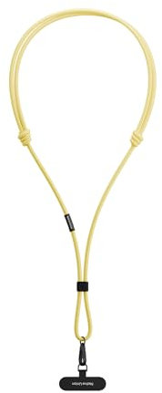 Native Union Sling – Sangle de téléphone ajustable et détachable – Compatible avec iPhone 16, 15, 14, 13 et la plupart des smartphones – Fabriquée avec 100% de matériaux durables et recyclés (Citron)