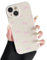 ZTOFERA Hülle für iPhone 13, Niedliche Coole Band Schleife Weiches Silikon Handyhülle, Schlank Leichte Stoßfest Bumper Schutzhülle für iPhone 13 6,1- Beige