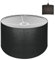 Hengrongshen Abat-jour, suspension, noir, diamètre : 30 cm, pour lampes E27, pour lampe de table, sol et suspensions