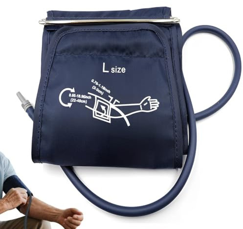 IKOPFLN 1 Stück blutdruckmanschette oberarm,blutdruckmessgerät große manschette für Erwachsene mit Oberarmgröße, 22-42 cm Armumfang, kompatibel mit den meisten Blutdruckmessgeräten
