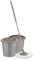 STL Mop and Buckets Sets with 360° Wringer, Spin Mop for Cleaning Floors, Microfiber Mop Anti-splashing Strong And Sturdy Material, Mop Bucket With Wringer,Easy Floor Moping System (16L,Grey/Pink)