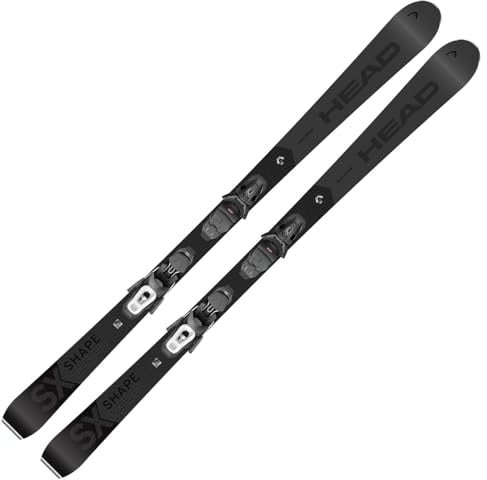 Ski Alpinski Pistenski - Head Shape SX Black Edition - Speed Rocker - inkl. Bindung PR11 GW Gripwalk Z3-11 - für Fortgeschrittene und Könner - Carvingski für präparierte Piste (156)