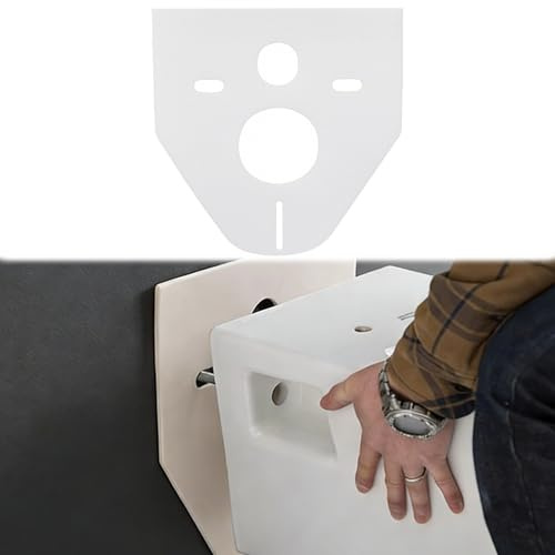 MINGZE Versteckte Toilette Schallisolierung Pad, Beste Lärmreduzierung, Bidet-Anschluss Montage Toilette, Schallisolierung Set Wand-WC Dicke 2mm