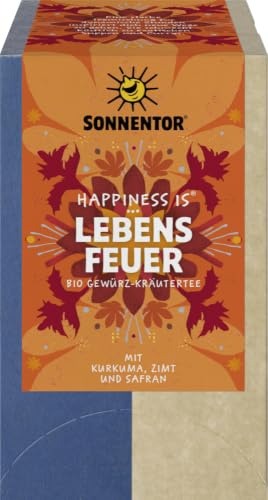 Sonnentor Bio Happiness is Lebensfeuer Tee, 18 Beutel á 1,7 g