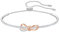 Swarovski Bracciale rigido Lifelong Bow, bianco, Mix di placcature
