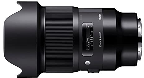 Objectif Hybride Sigma 20mm f/1.4 DG HSM Art Noir pour Monture L