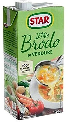 Star brodo vegetariano brodo liquido ricco di sapore pronto pasti 1 litro