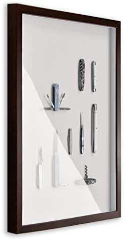 Objektrahmen Talon SPACE 60x80 cm Massivholz-Braun 3D Bilderrahmen zum Befüllen