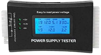 PC Computer LCD 20/24 Pin 4 PSU ATX BTX ITX SATA HDD Digital Power Supply Tester