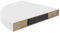 Tidyard Eck-Schweberegale Hängeregal Wandregal Wandregale Eckregalen Regal Weiß 35x35x3,8 cm MDF
