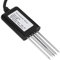 RS485 5Pin Bodensensor, PH NPK Temperaturtester, Feuchte EC Sensor, Leitfähigkeitsdetektor Tester, Kunststoff+Stahl+Epoxid für Wassersparende Bewässerung PH-Wasserqualitäts-/Temperatur-Hygrometer