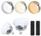 FGen 2 x 85 W LED Fotoleuchte E27 2700–6400 K, Verstellbar mit Fernbedienung, LED Fotostudio lampe, energiesparende Beleuchtung für Softbox, Reflektor und Fotografie