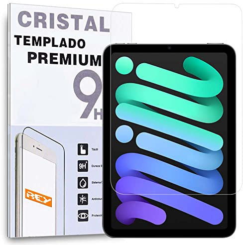 REY Protector de Pantalla para iPad Mini 6ª Gen (8,3) (2021) - 7ª Gen 8,3 2024, Cristal Vidrio Templado Premium