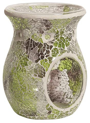 Aroma Wax Melt Burner - Jade Crackle AR17775