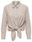 ONLY ONLLECEY LS Knot Shirt Noos WVN Blouse, Coconut/Rayures : Nuage Danseur, XS Femme