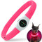 LaRoo LED Hundehalsband USB Wiederaufladbarer Night Safety Hundehalsband Leuchtend Halsband für Klein Mittleren Großen und Langhaarigen Hund -3 Modus(65CM*2.5CM)