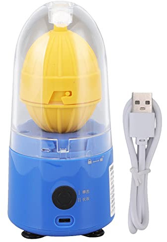 Egg Scrambler in Shell, Electric Egg Mixer Whisk USB Egg Shaker Spinner Kitchen Gadgets for Egg Yolk White, Blue
