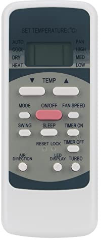 Universal Mando Aire Acondicionado Compatible con Daitsu Fagor Orbegozo MundoClima Tadiran R51M/E R51M/BG R51M/BGE R51M/(C) ER51M/BG(C) E RG51M2/(C) E RG51A/(C) E RG51M3/(C) E